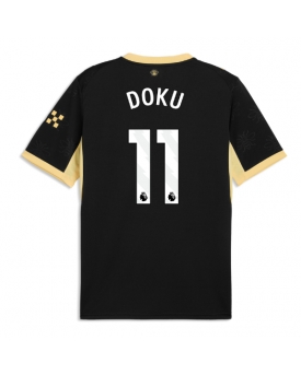 Billige Fotballdrakt Manchester City Jeremy Doku #11 Replika Bortedrakt 2026-27 Kortermet